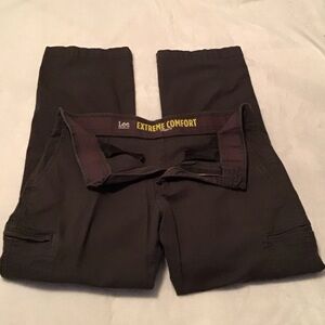 Lee Men's Extreme Comfort Chinos - Dark Grey 33X30 Cotton 98% Spandex 2%